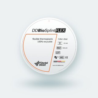 Dental Direkt DD Bio Splint FLEX 20 mm | flexibel und thermoplastisch