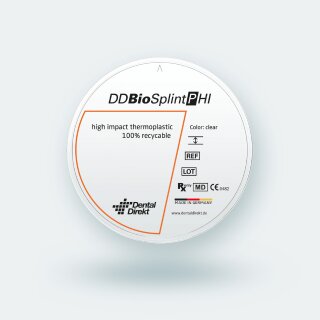 Dental Direkt DD Bio Splint P HI PMMA Ronde | klar