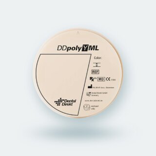 Dental Direkt DD poly Y ML PMMA Ronde | A3 | 16 mm